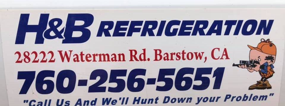 H & B Refrigeration & Services Co sign